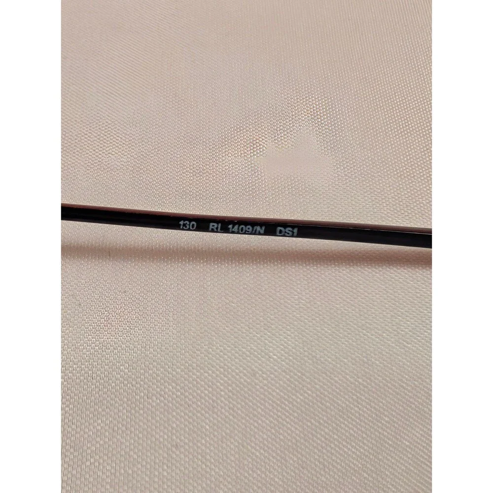 Vintage Ralph Lauren 1409 Kids Stainless Steel Small Oval Eyeglass Frames Italy